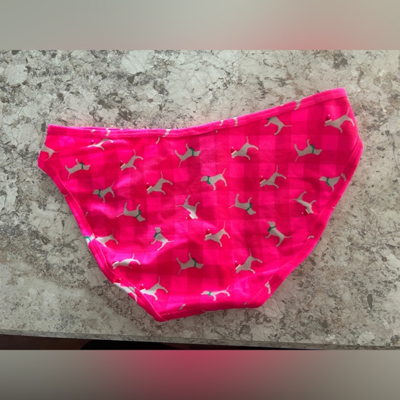 VS PINK HOLIDAY CHRISTMAS PANTY LARGE NWT - Picture 4 of 5